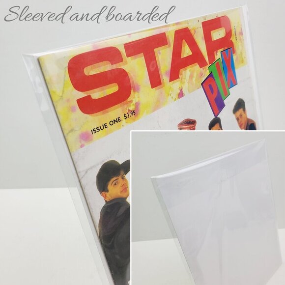 Star Pix New Kids on Block Mega Poster/Mini Magazine NKOTB Vintage 1990 Issue #1 - Picture 3 of 9